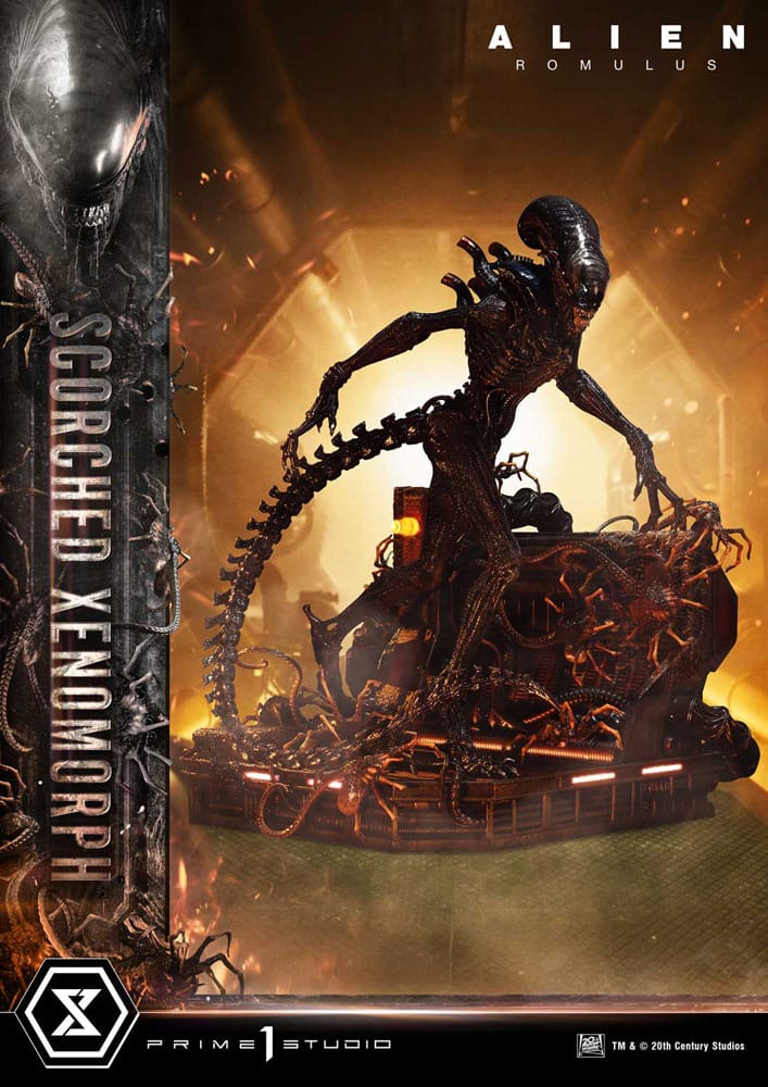 Scorched Xenomorph Alien: Romulus Museum Masterline XL 1/3 Figurka 98 cm
