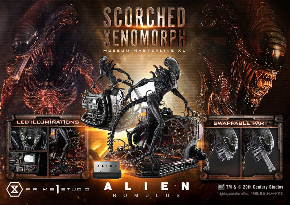 Scorched Xenomorph Alien: Romulus Museum Masterline XL 1/3 Figurka 98 cm - Image 3