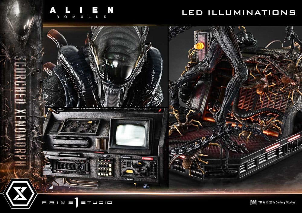 Scorched Xenomorph Alien: Romulus Museum Masterline XL 1/3 Figurka 98 cm - Image 5