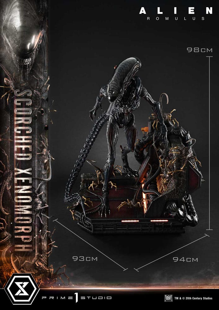 Scorched Xenomorph Alien: Romulus Museum Masterline XL 1/3 Figurka 98 cm - Image 8