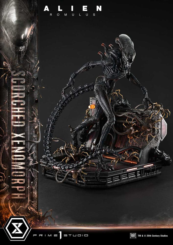 Scorched Xenomorph Alien: Romulus Museum Masterline XL Deluxe Bonus Version 1/3 Figurka 98 cm - Image 15
