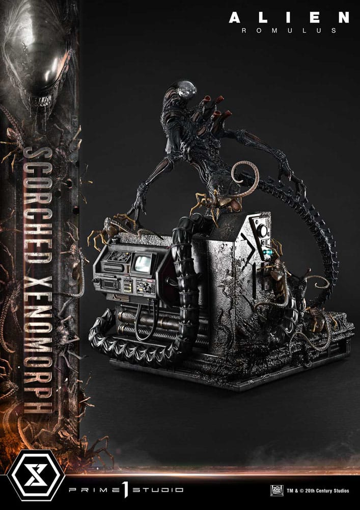 Scorched Xenomorph Alien: Romulus Museum Masterline XL Deluxe Version 1/3 Figurka 98 cm - Image 15