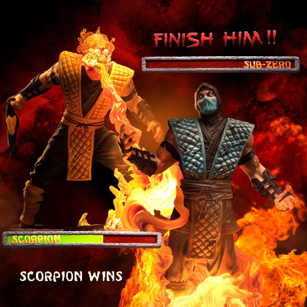 Scorpion Fatality Mortal Kombat Deluxe Art Scale 1/10 Figurka 27 cm - Image 11