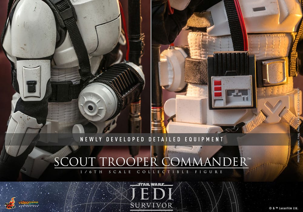 Scout Trooper Commander Star Wars: Jedi Survivor Videogame Masterpiece 1/6 Figurka 30 cm - Image 15