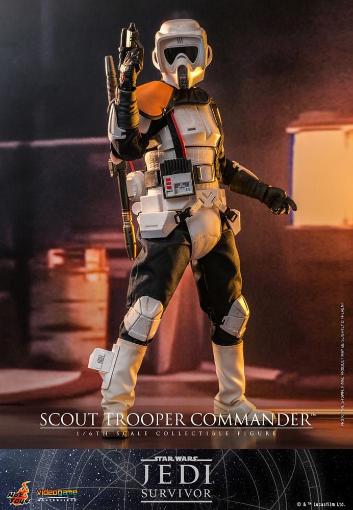 Scout Trooper Commander Star Wars: Jedi Survivor Videogame Masterpiece 1/6 Figurka 30 cm - Image 5
