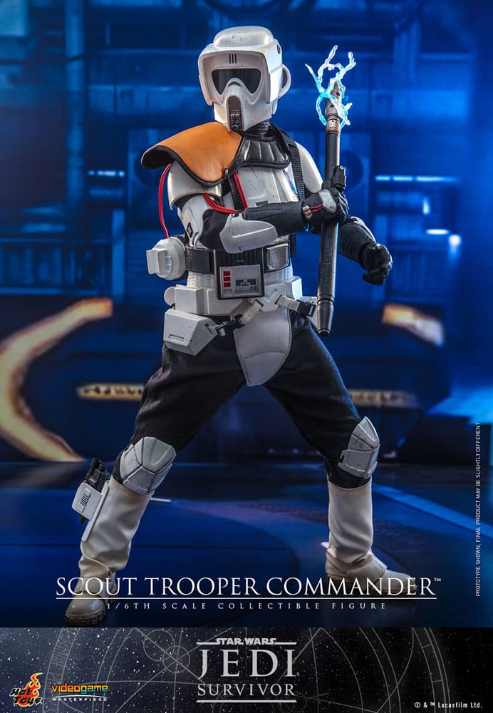 Scout Trooper Commander Star Wars: Jedi Survivor Videogame Masterpiece 1/6 Figurka 30 cm - Image 7
