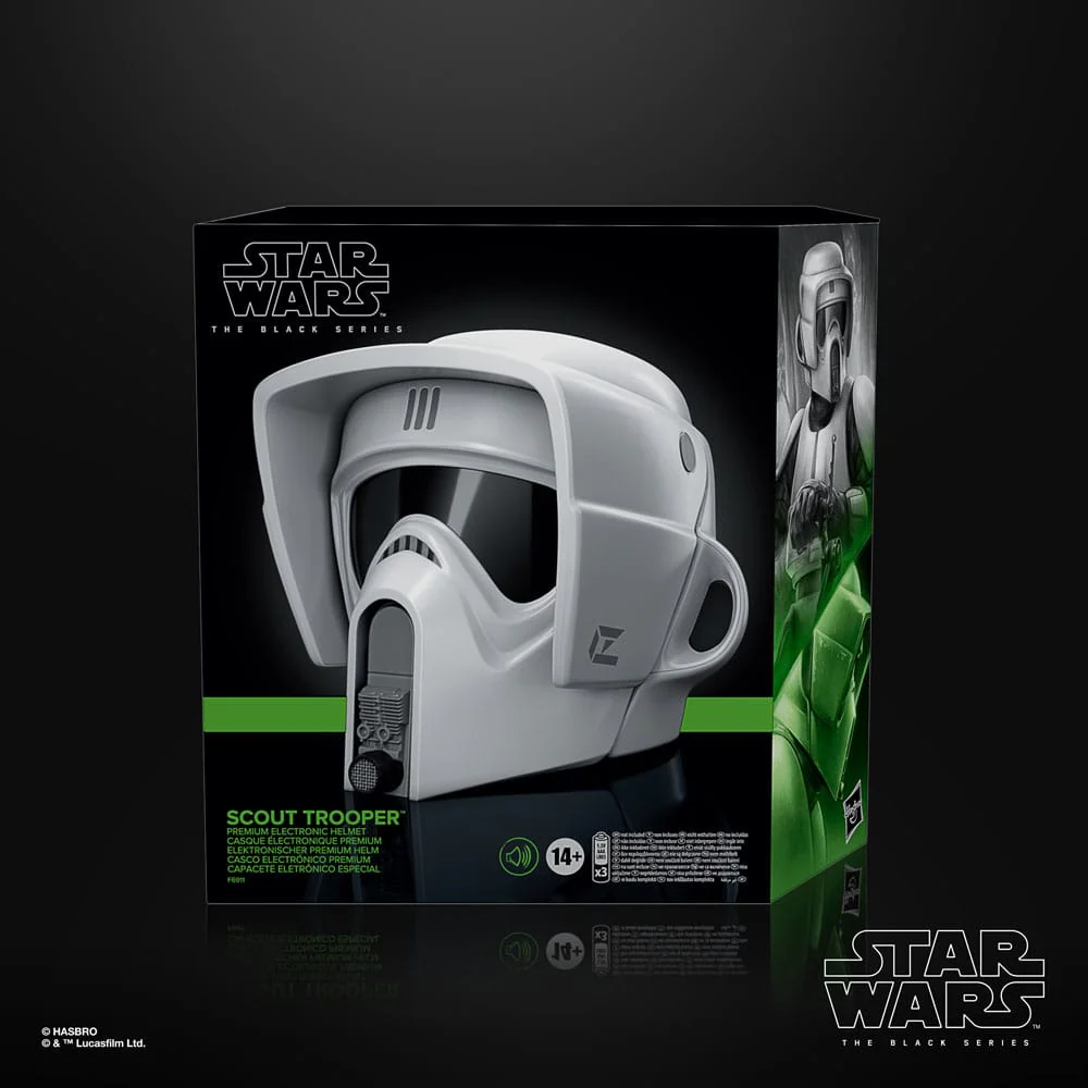 Scout Trooper Star Wars Black Series Electronic Helmet Replika - Image 9