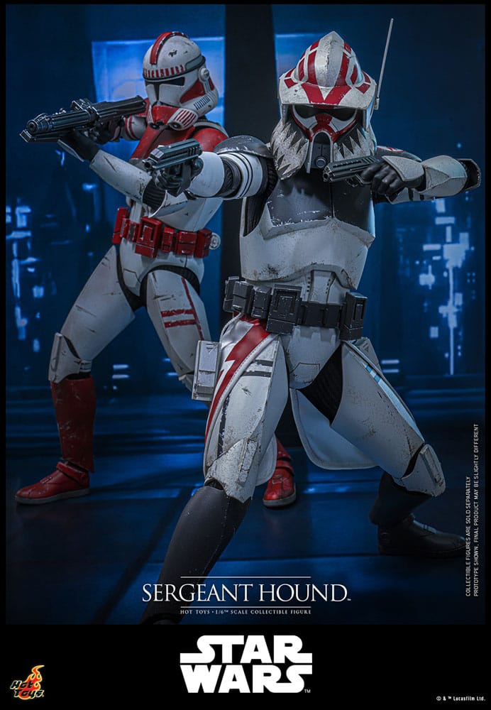 Sergeant Hound Star Wars: The Clone Wars 1/6 Figurka 30 cm - Image 11