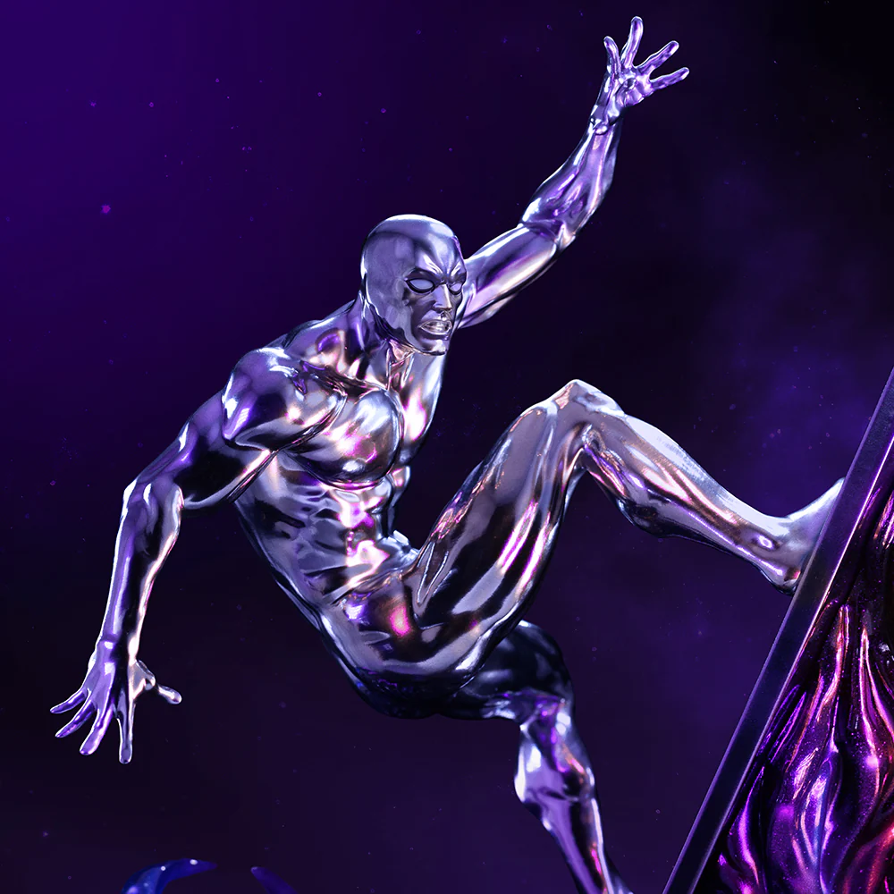 Silver Surfer Infinity Gauntlet Diorama Deluxe Art Scale 1/10 Figurka 36 cm - Image 5