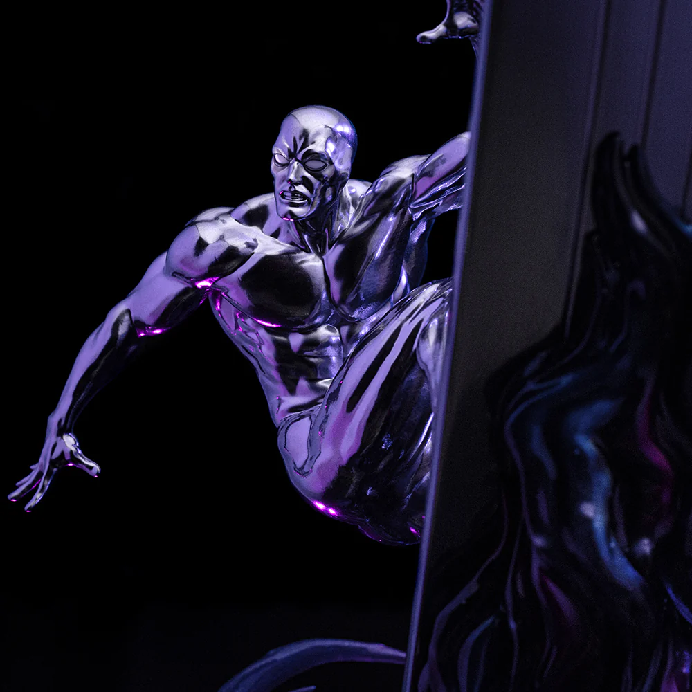 Silver Surfer Infinity Gauntlet Diorama Deluxe Art Scale 1/10 Figurka 36 cm - Image 8