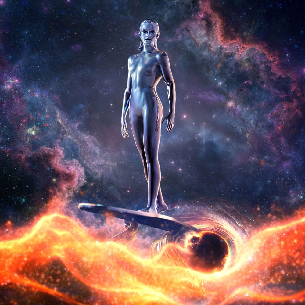 Silver Surfer Marvel Fantastic Four Art Scale 1/10 Figurka 27 cm - Image 10