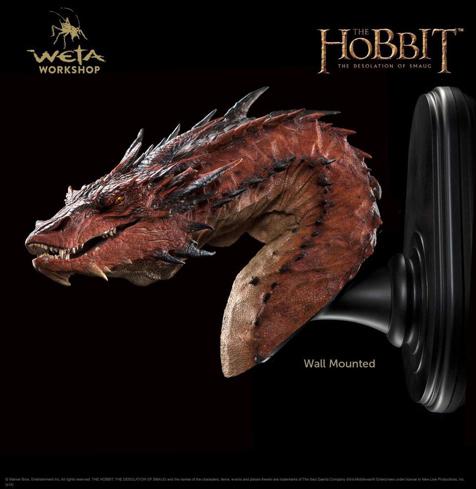 Smaug The Terrible The Hobbit Bust Figurka 36 cm - Image 16