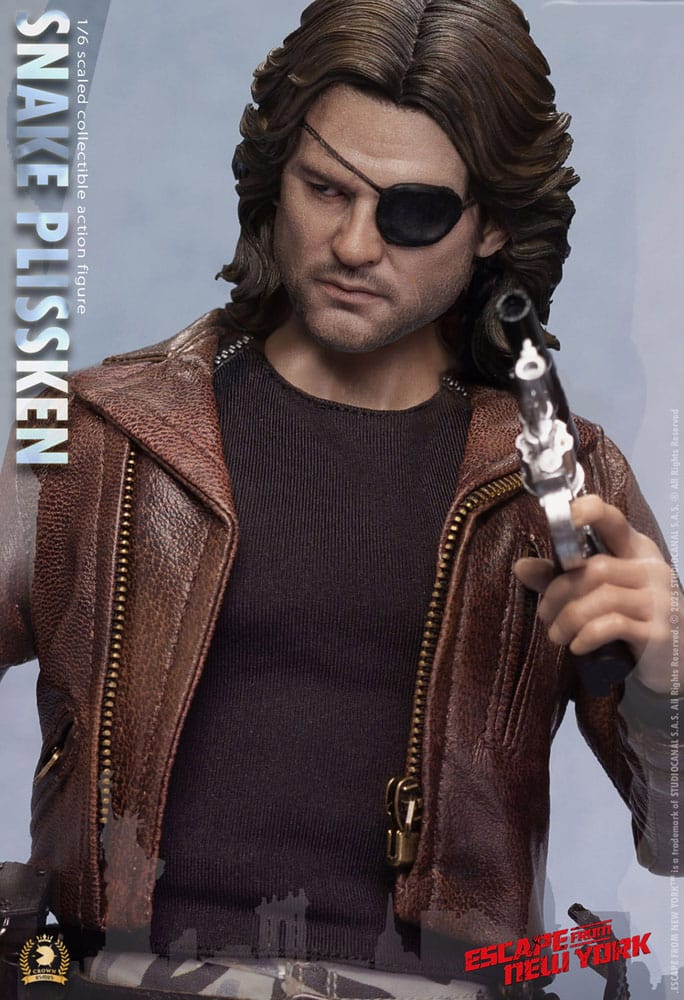 Snake Plissken Sculpted Hair Version Escape from New York Crown Series Action Figure 1/6 Figurka 30 cm - Image 3