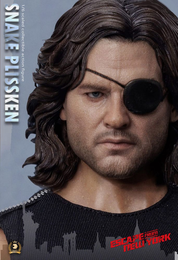 Snake Plissken Sculpted Hair Version Escape from New York Crown Series Action Figure 1/6 Figurka 30 cm - Image 5