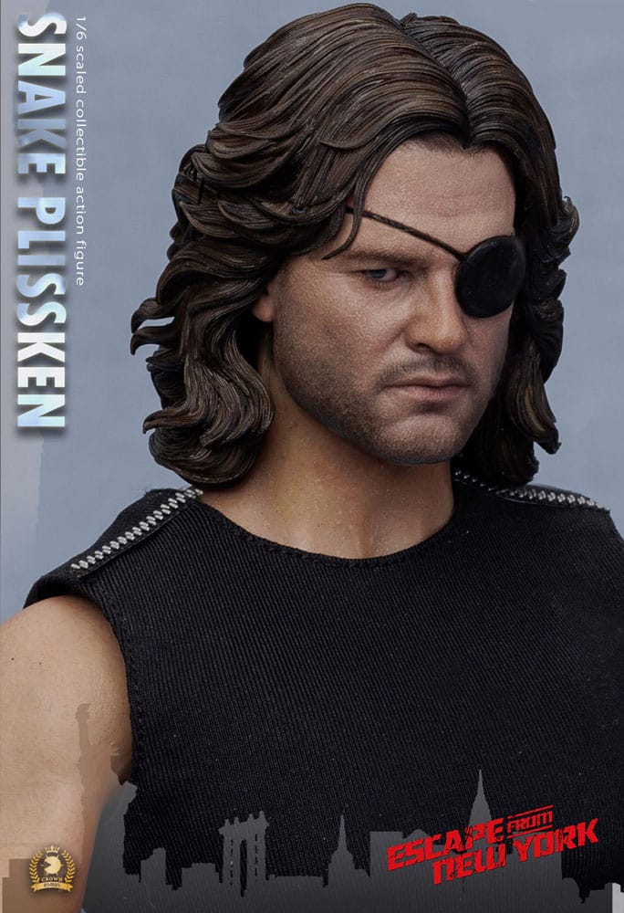 Snake Plissken Sculpted Hair Version Escape from New York Crown Series Action Figure 1/6 Figurka 30 cm - Image 7