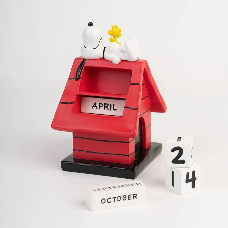 Snoopy Doghouse 3D Perpetual Calendar Figurka 16 cm - Image 2