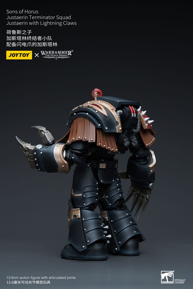 Sons of Horus Justaerin Terminator Squad Justaerin with Lightning Claws Warhammer The Horus Heresy 1/18 Figurka 12 cm - Image 3