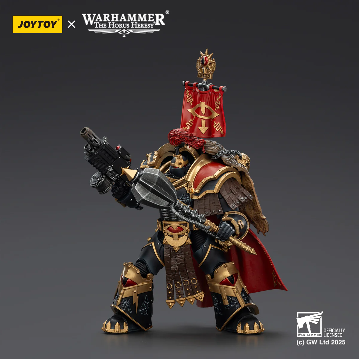Sons of Horus Legion Cataphractii Praetorwith Combi-Melta and Power Maul Warhammer 40K Figurka 14 cm - Image 9