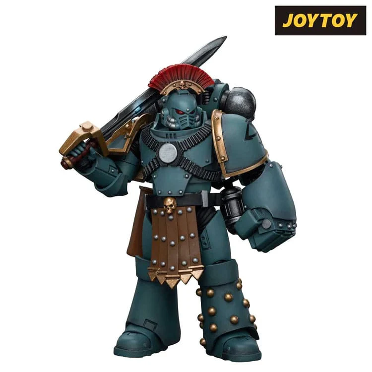Sons of Horus MKIV Tactical Squad Sergeant with Power Fist Warhammer The Horus Heresy 1/18 Figurka 12 cm - Image 3