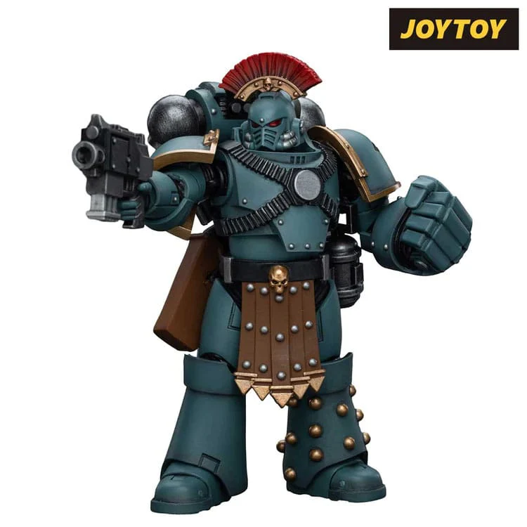 Sons of Horus MKIV Tactical Squad Sergeant with Power Fist Warhammer The Horus Heresy 1/18 Figurka 12 cm - Image 4