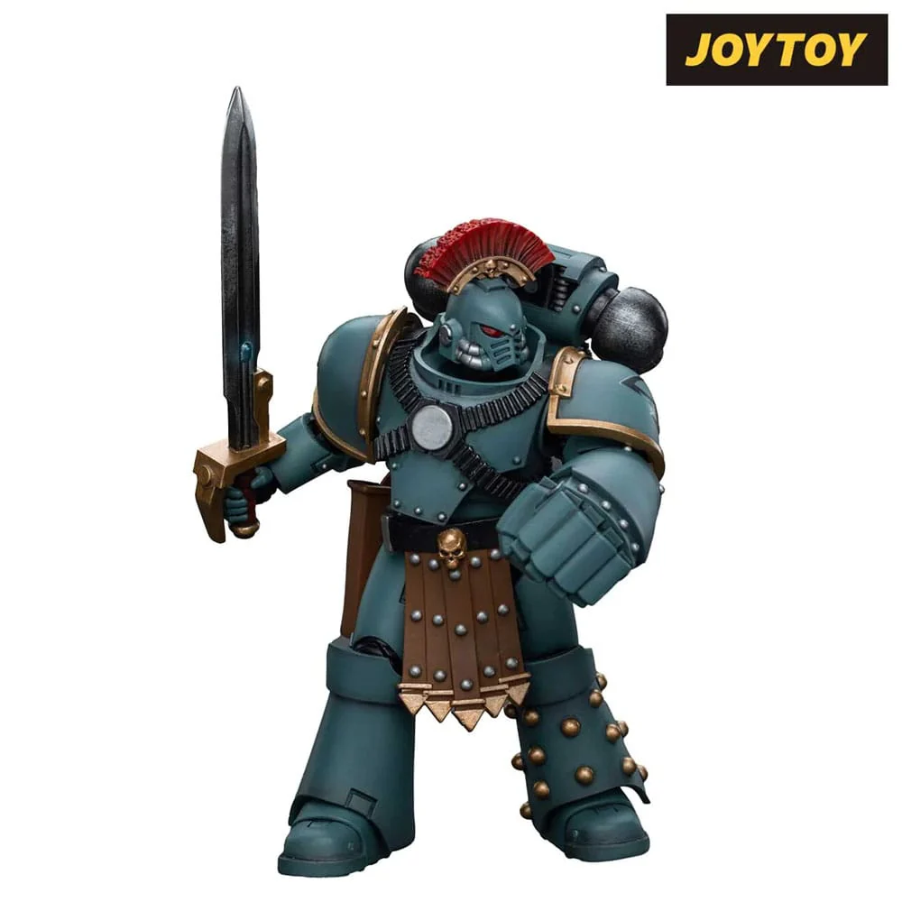 Sons of Horus MKIV Tactical Squad Sergeant with Power Fist Warhammer The Horus Heresy 1/18 Figurka 12 cm - Image 6