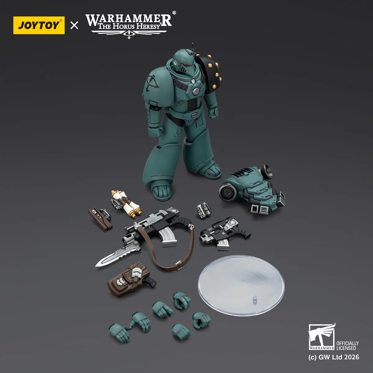 Sons of Horus MKVI Tactical Legionary Warhammer The Horus Heresy 1/18 Figurka 12 cm - Image 10