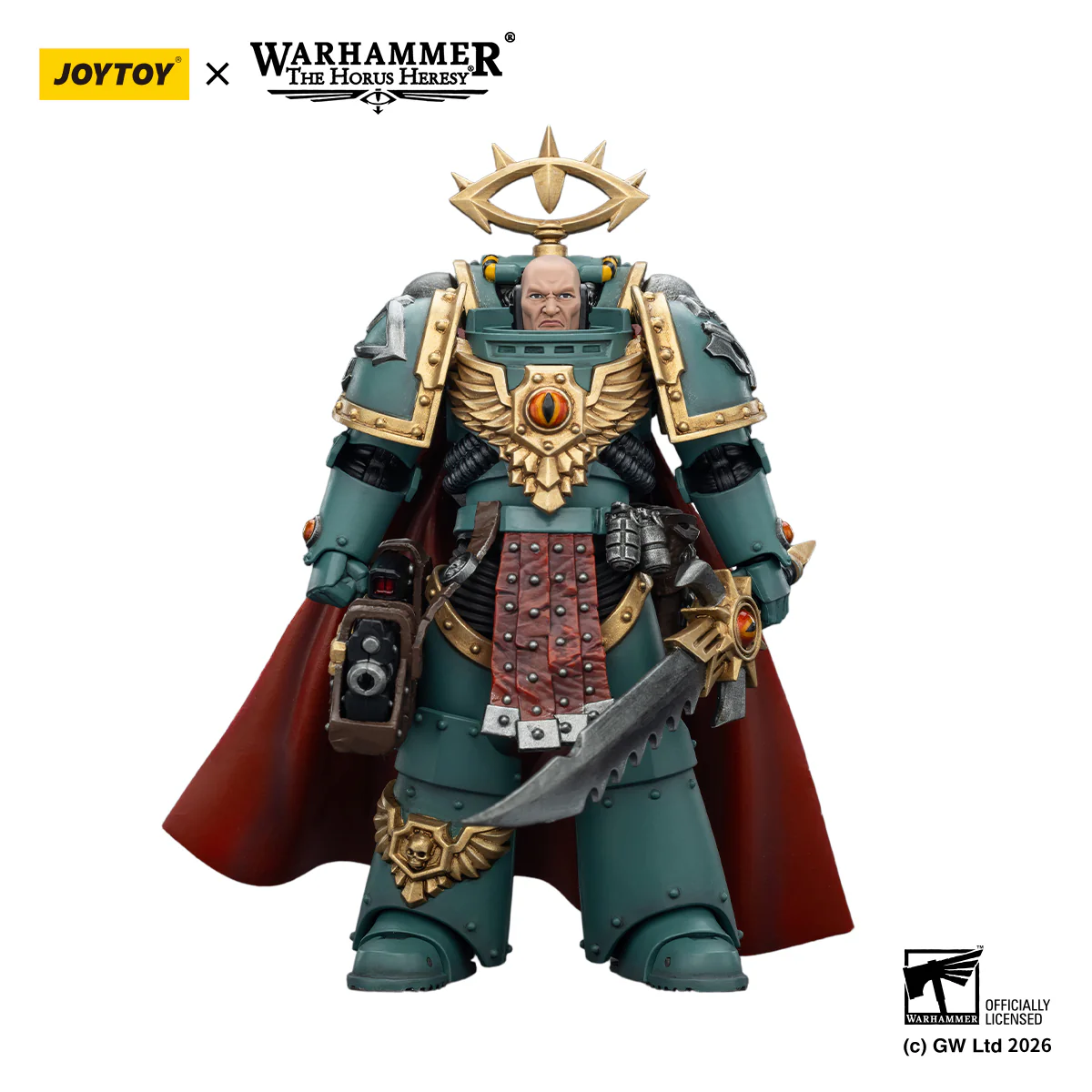 Sons of Horus Tybalt Marr Captain of the 18th Company Warhammer 40k 1/18 Figurka 12 cm