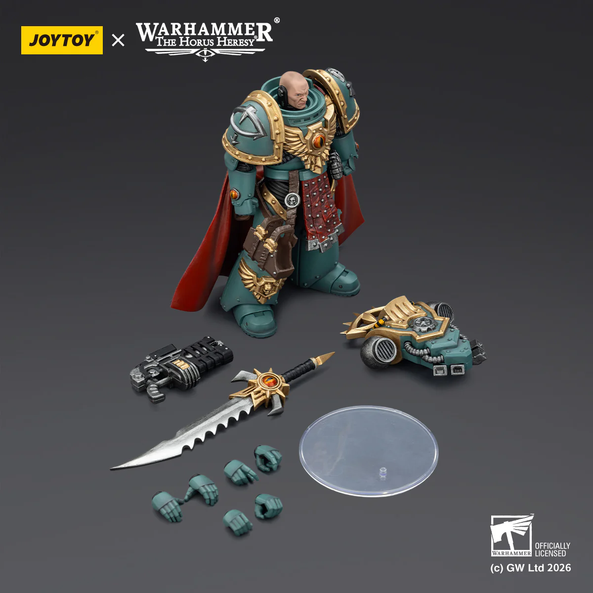 Sons of Horus Tybalt Marr Captain of the 18th Company Warhammer 40k 1/18 Figurka 12 cm - Image 10