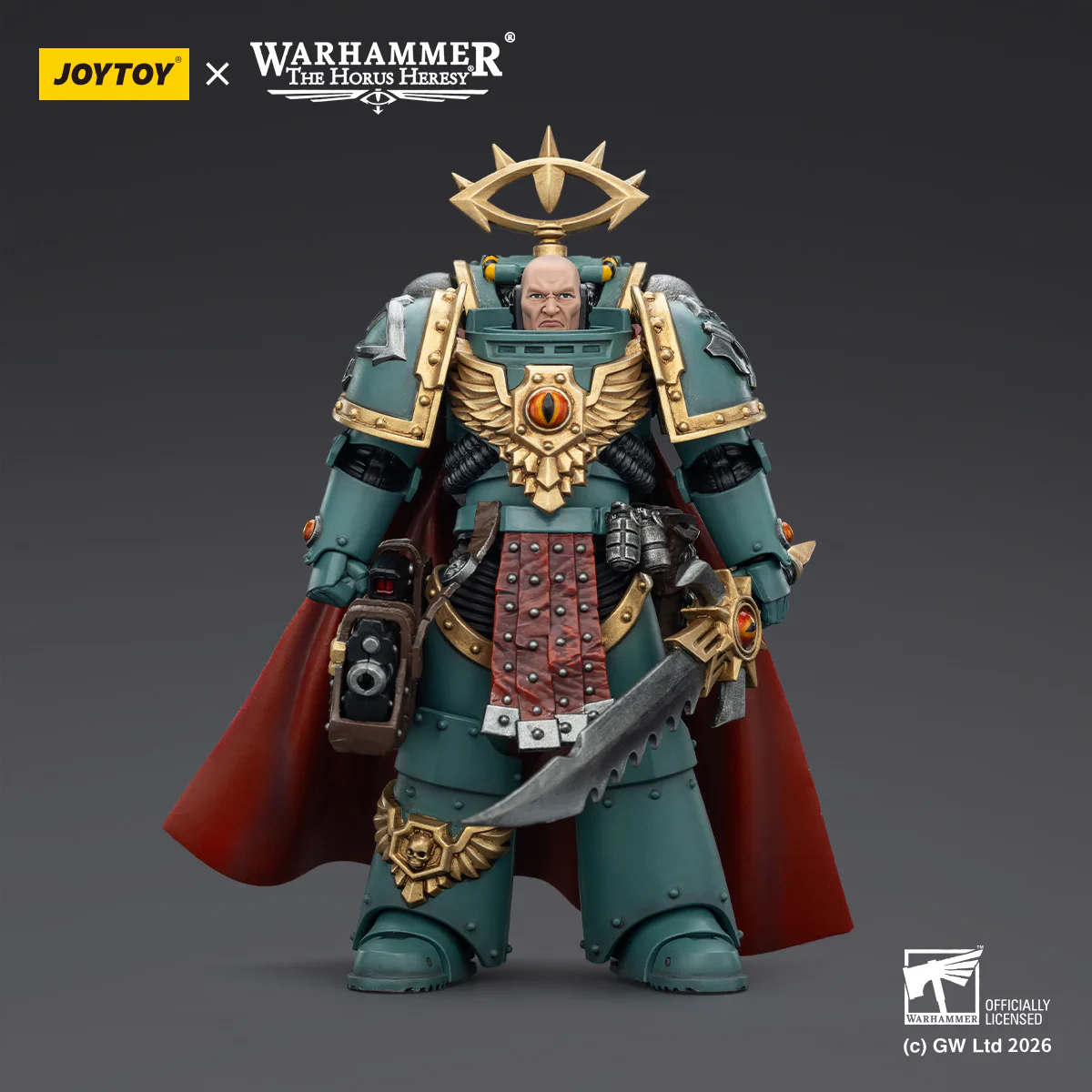Sons of Horus Tybalt Marr Captain of the 18th Company Warhammer 40k 1/18 Figurka 12 cm - Image 6
