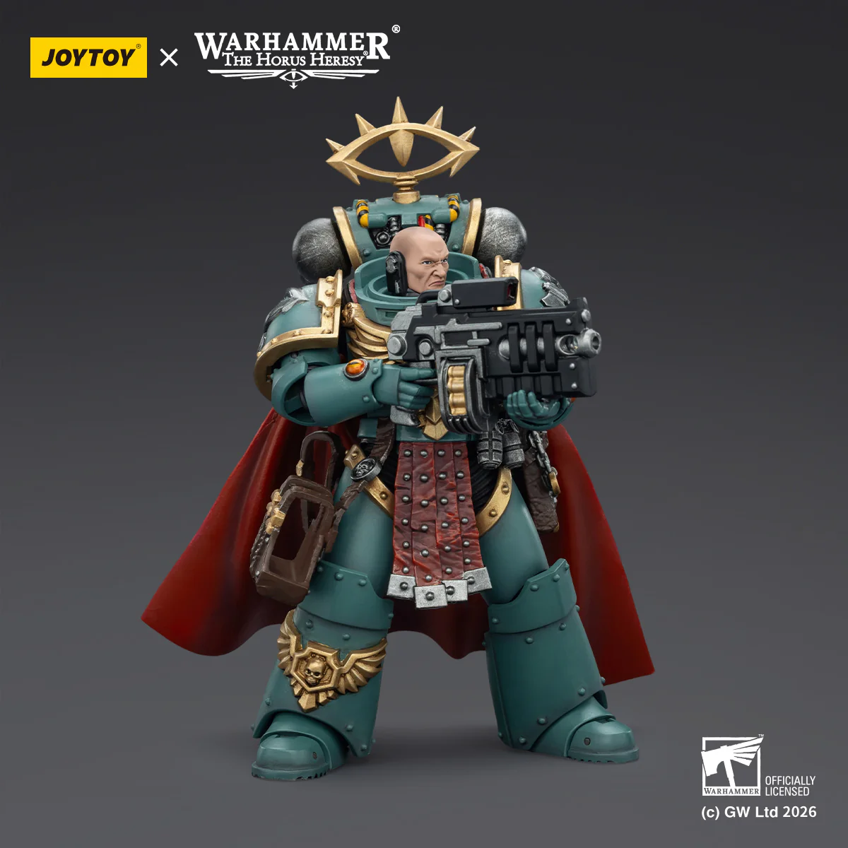 Sons of Horus Tybalt Marr Captain of the 18th Company Warhammer 40k 1/18 Figurka 12 cm - Image 9