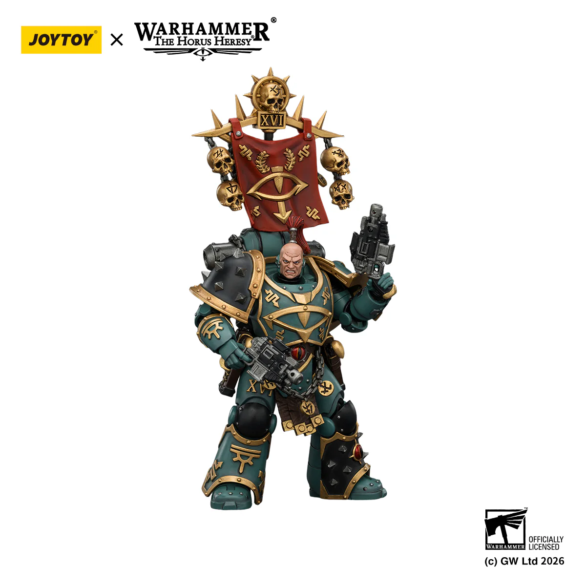Sons of Horus Vheren Ashurhaddon Master of the True Sons Warhammer The Horus Heresy 1/18 Figurka 12 cm - Image 3