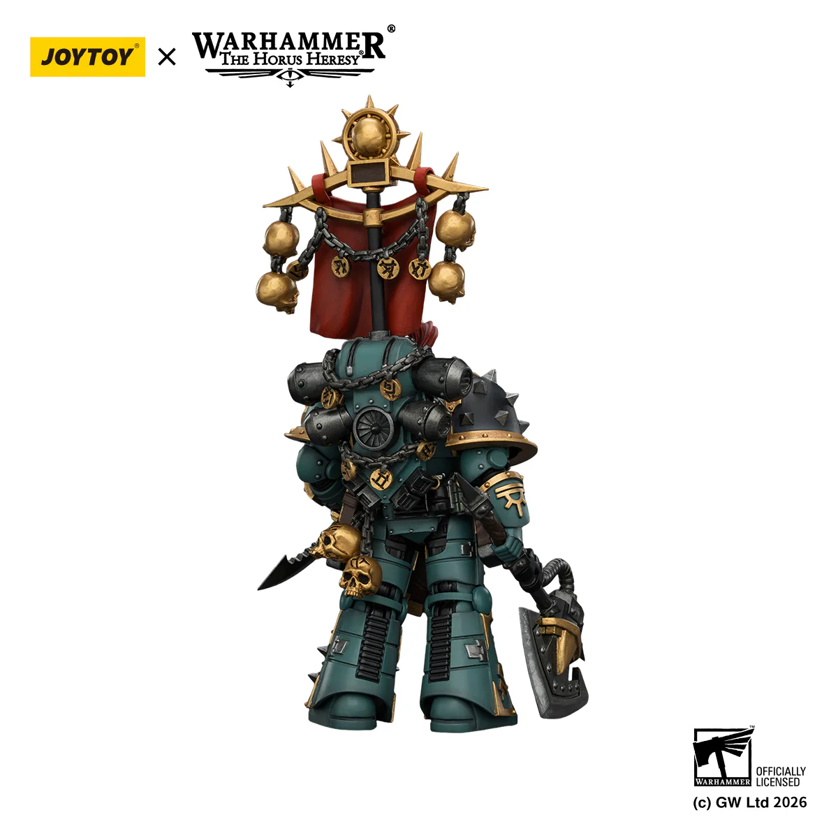 Sons of Horus Vheren Ashurhaddon Master of the True Sons Warhammer The Horus Heresy 1/18 Figurka 12 cm - Image 5