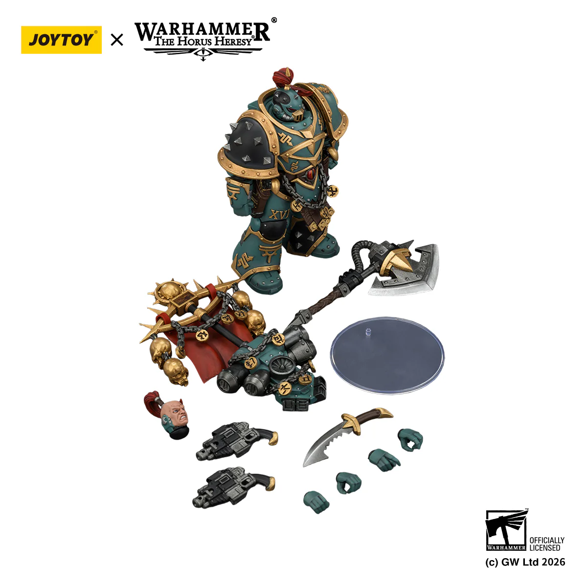 Sons of Horus Vheren Ashurhaddon Master of the True Sons Warhammer The Horus Heresy 1/18 Figurka 12 cm - Image 6