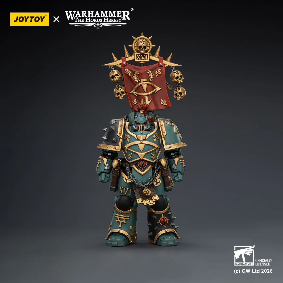 Sons of Horus Vheren Ashurhaddon Master of the True Sons Warhammer The Horus Heresy 1/18 Figurka 12 cm - Image 7