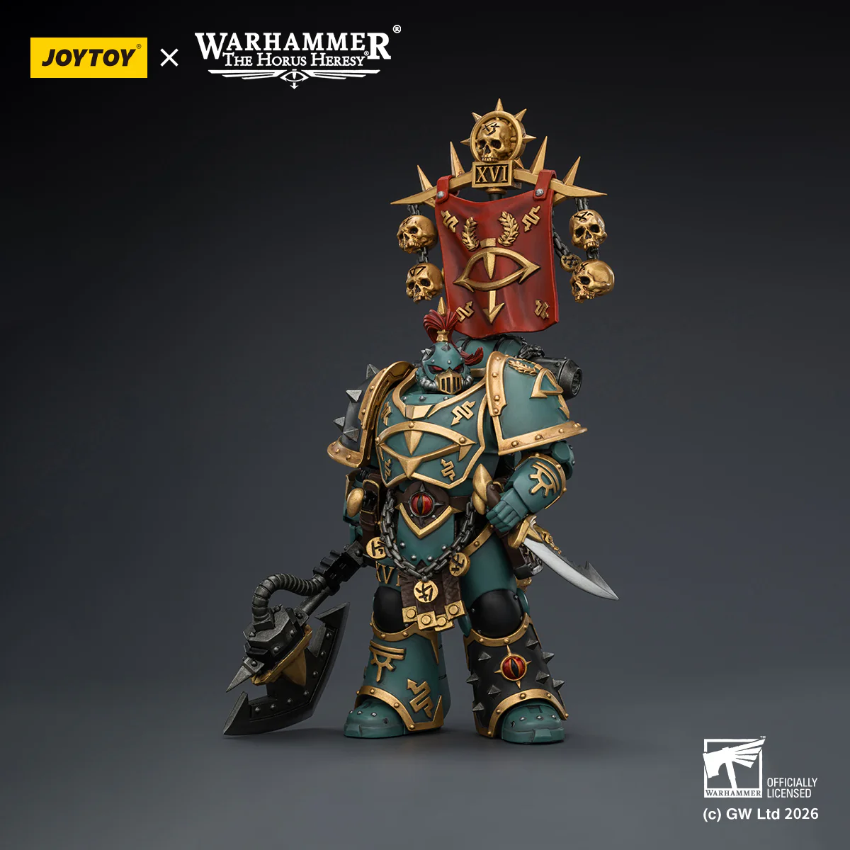 Sons of Horus Vheren Ashurhaddon Master of the True Sons Warhammer The Horus Heresy 1/18 Figurka 12 cm - Image 9