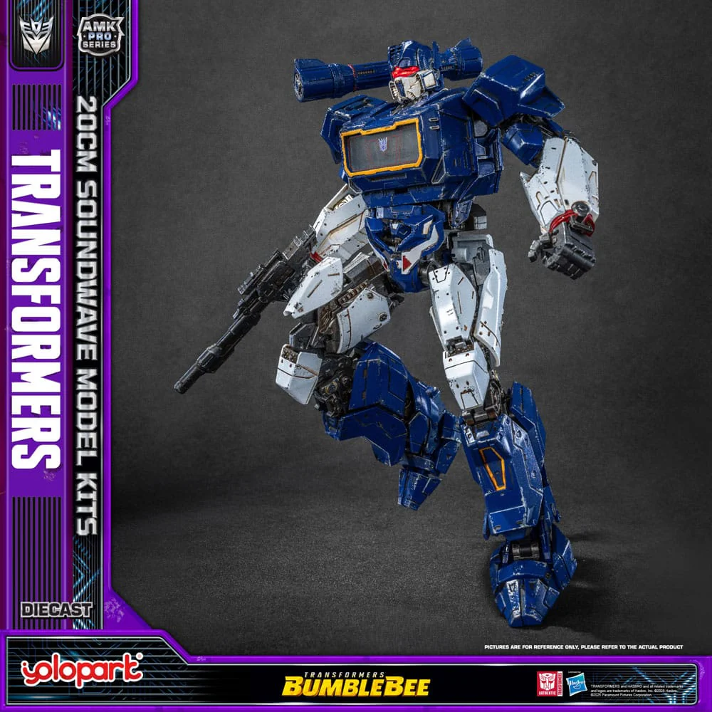 Soundwave Oversea Version Transformers: Bumblebee AMK Pro Series Plastic Model Kit Figurka 20 cm