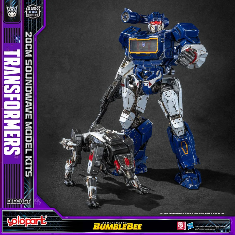 Soundwave Oversea Version Transformers: Bumblebee AMK Pro Series Plastic Model Kit Figurka 20 cm - Image 11