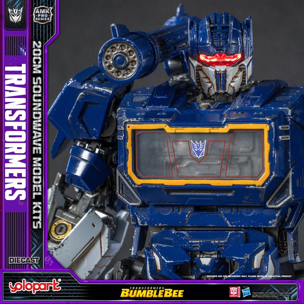Soundwave Oversea Version Transformers: Bumblebee AMK Pro Series Plastic Model Kit Figurka 20 cm - Image 19