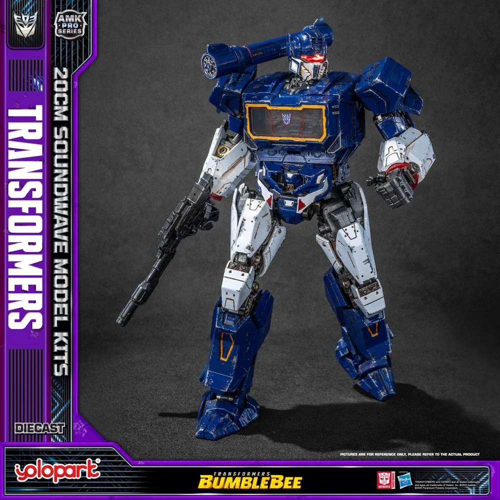 Soundwave Oversea Version Transformers: Bumblebee AMK Pro Series Plastic Model Kit Figurka 20 cm - Image 4