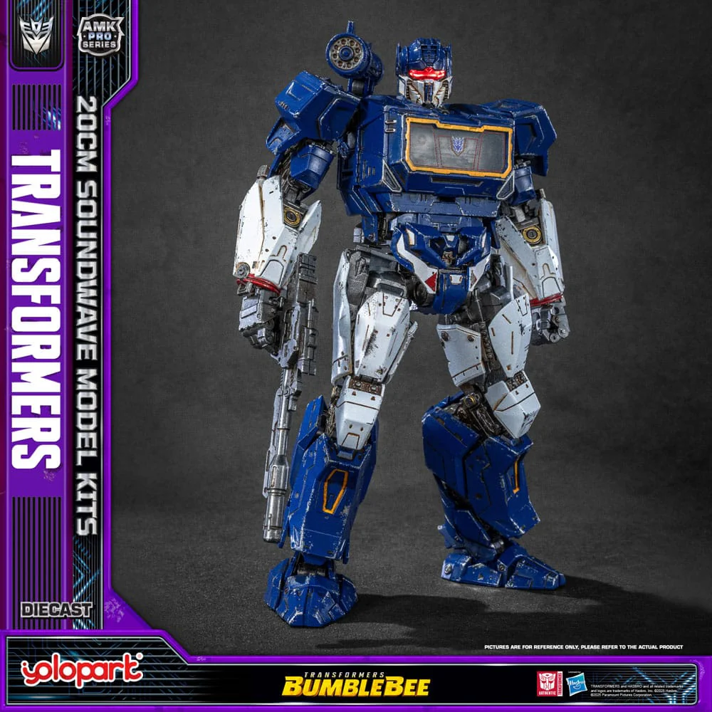 Soundwave Oversea Version Transformers: Bumblebee AMK Pro Series Plastic Model Kit Figurka 20 cm - Image 5
