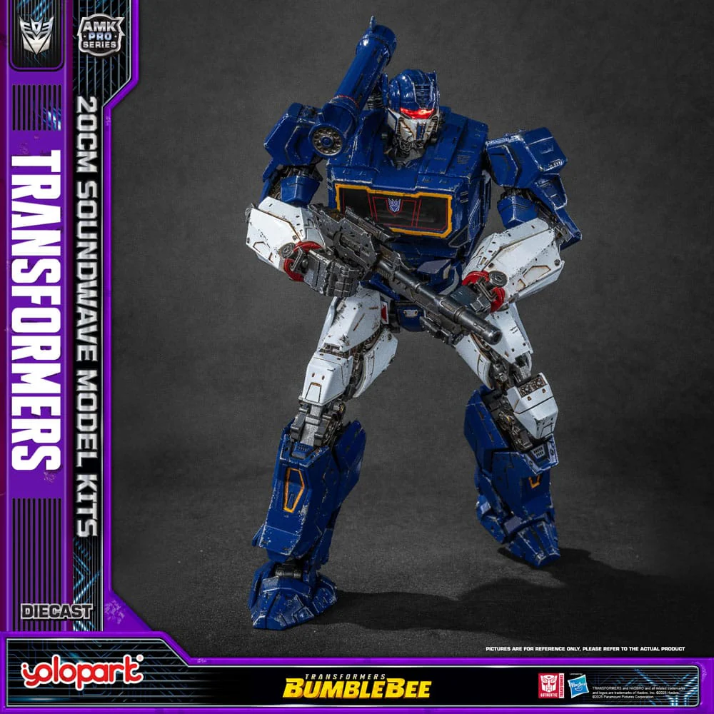 Soundwave Oversea Version Transformers: Bumblebee AMK Pro Series Plastic Model Kit Figurka 20 cm - Image 6