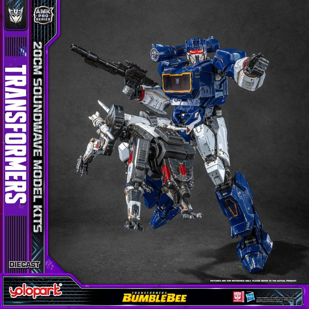 Soundwave Oversea Version Transformers: Bumblebee AMK Pro Series Plastic Model Kit Figurka 20 cm - Image 9