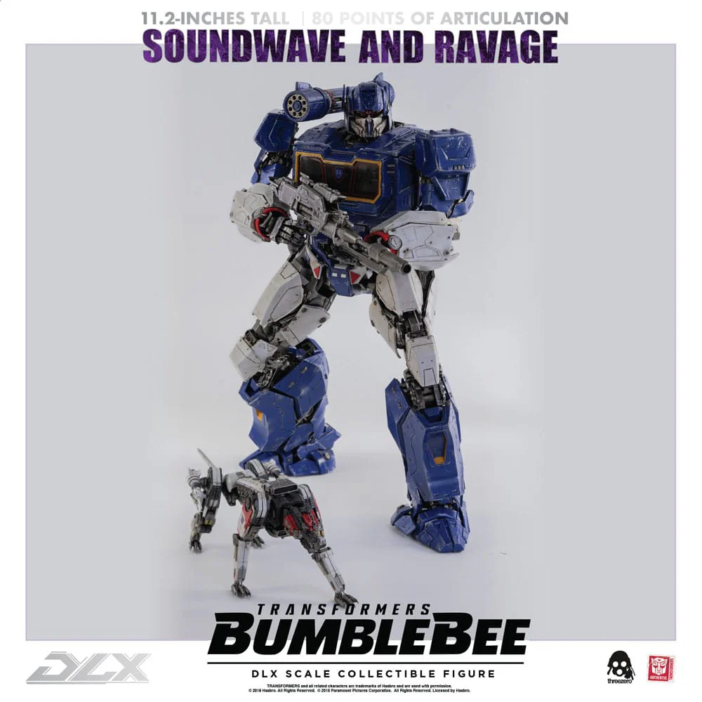 Soundwave & Ravage Transformers Bumblebee DLX 2-Pack 1/6 Figurki 28 cm - Image 15