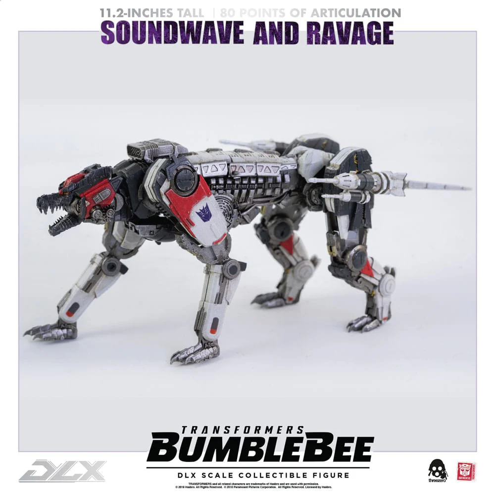 Soundwave & Ravage Transformers Bumblebee DLX 2-Pack 1/6 Figurki 28 cm - Image 26