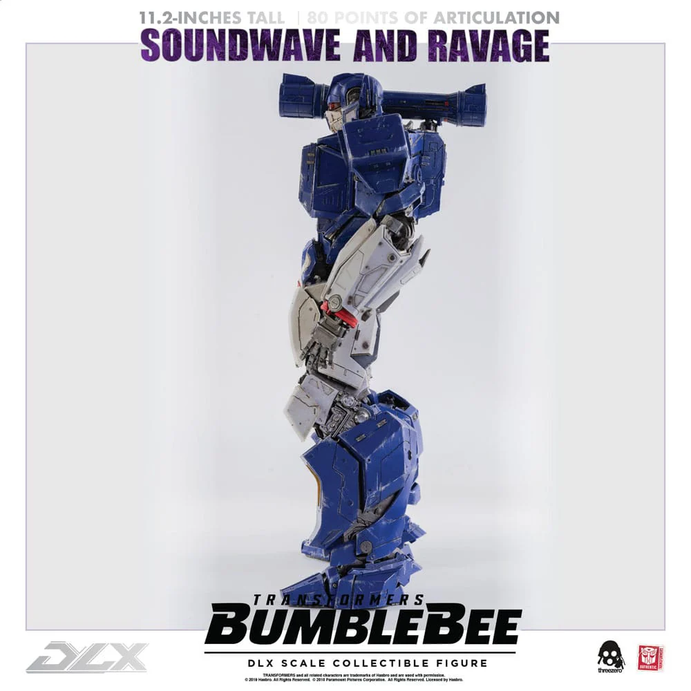 Soundwave & Ravage Transformers Bumblebee DLX 2-Pack 1/6 Figurki 28 cm - Image 7