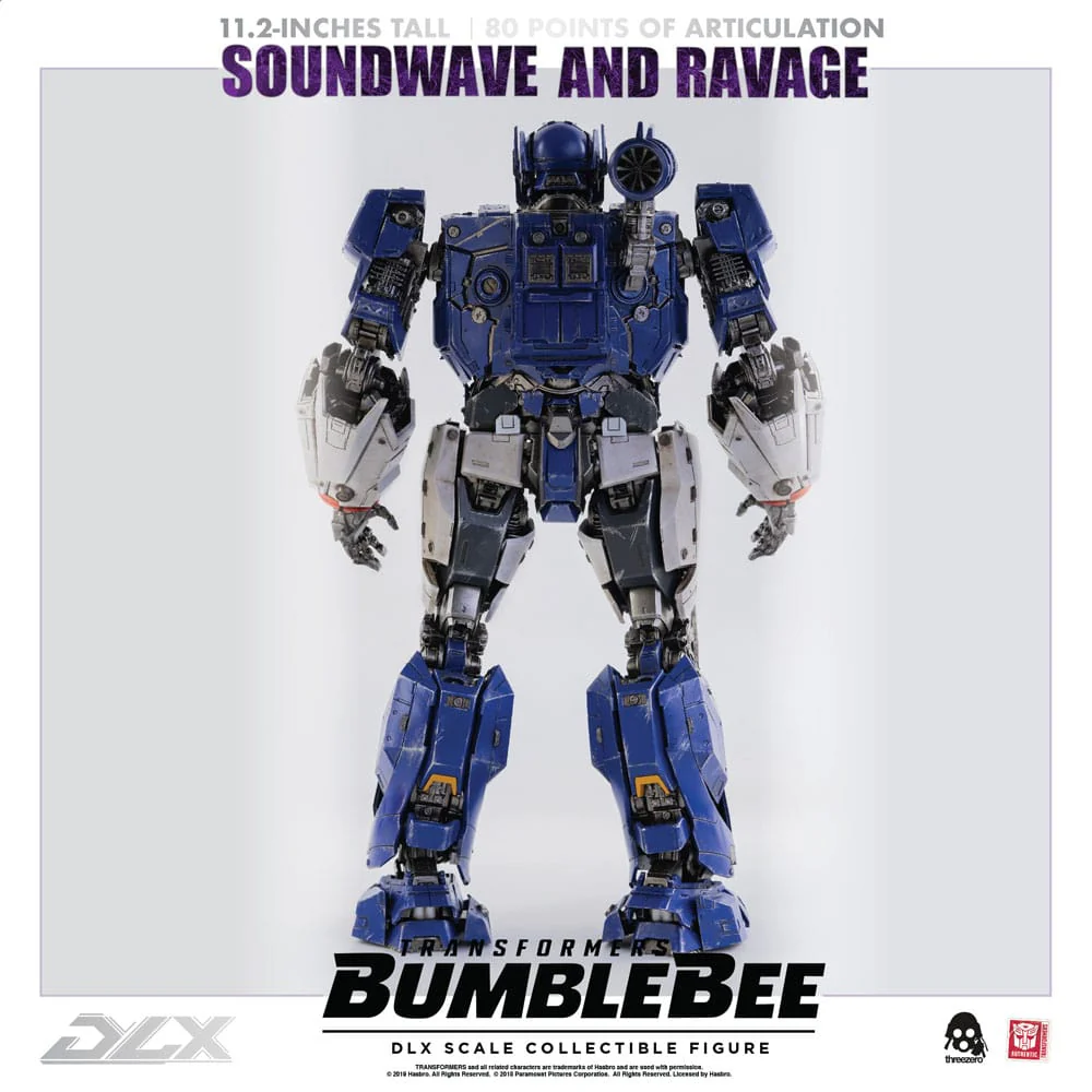 Soundwave & Ravage Transformers Bumblebee DLX 2-Pack 1/6 Figurki 28 cm - Image 9
