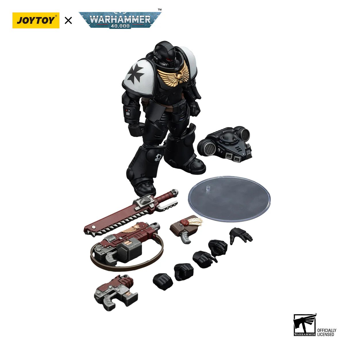 Space Marines Black Templars Outriders Brother Valtus Warhammer 40k 1/18 Figurka 12 cm - Image 5