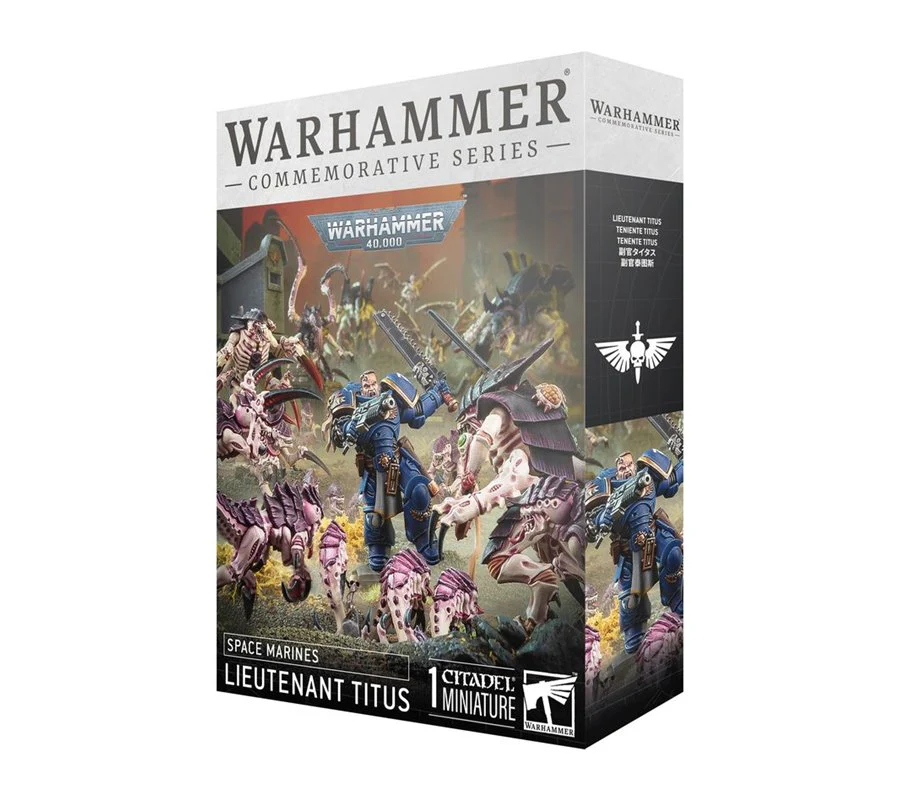 Space Marines Lieutenant Titus Wathammer 40K