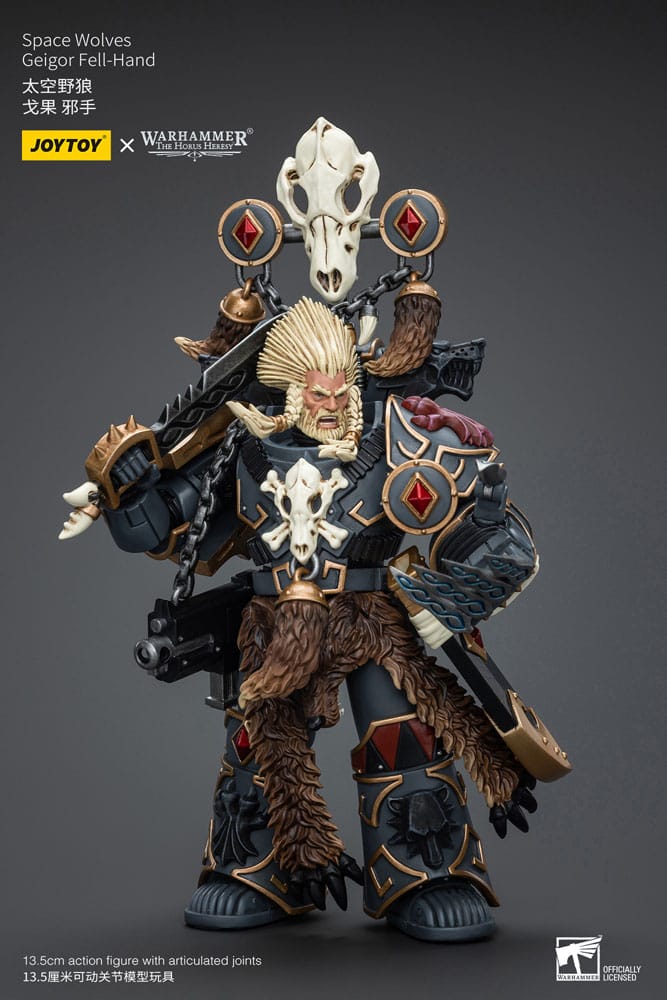 Space Wolves Geigor Fell-Hand Warhammer The Horus Heresy 1/18 Figurka 12 cm - Image 3