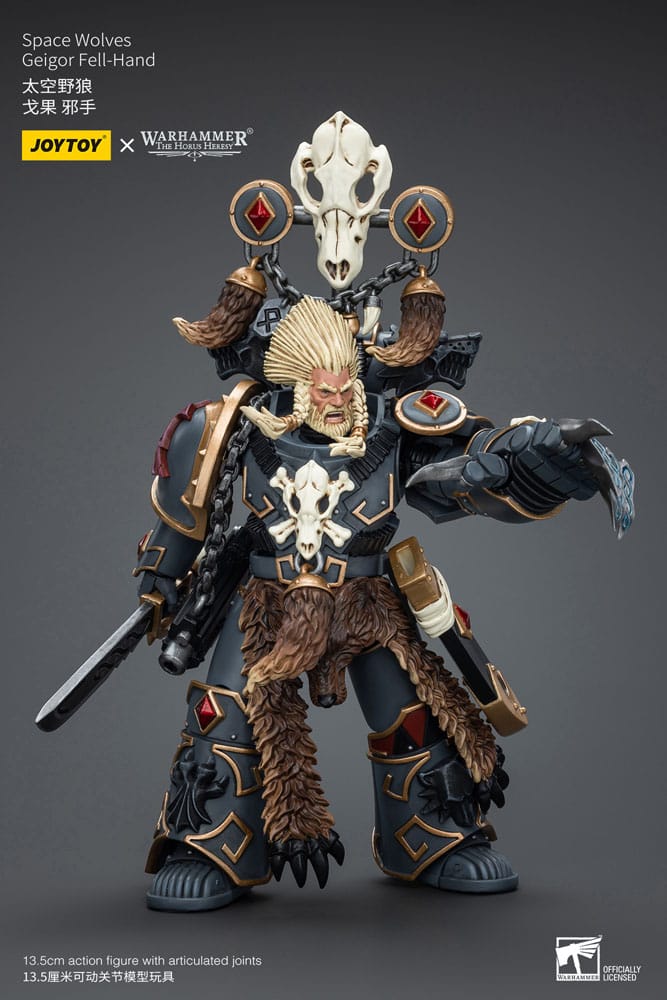 Space Wolves Geigor Fell-Hand Warhammer The Horus Heresy 1/18 Figurka 12 cm - Image 8
